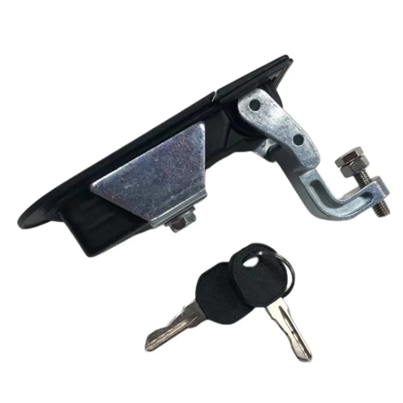 

4X Spare Parts Hood Lock Assembly For Haulotte 2421203210 Door Latch With Key