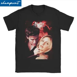 Buffy The Vampire Slayer Horror T-Shirts for Men Women Fashion Pure Cotton Tees T Shirts 4XL 5XL 6XL Clothes