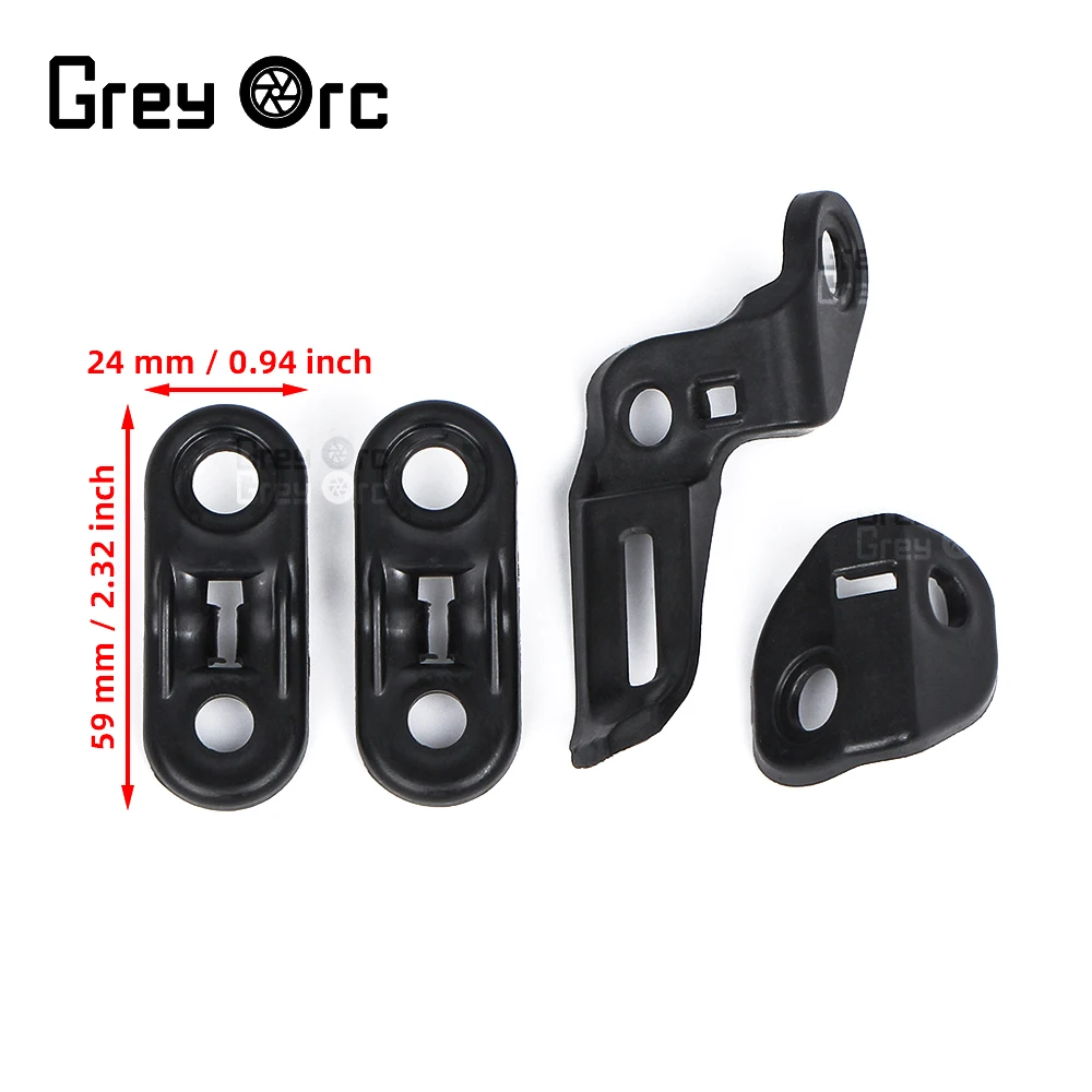 

4Pcs ABS Black All Fairing Fixed Shell Bracket Wrap-around Panel Housing Mounting Brackets Fit For Honda CBR1000RR 2008-2017