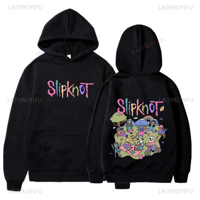 2025 New Style Slipknots Music Logo Metal Rock Band Women Men Hoodie Sweatshirts Novelty Trend Clothes Hoody Winter Pullovers