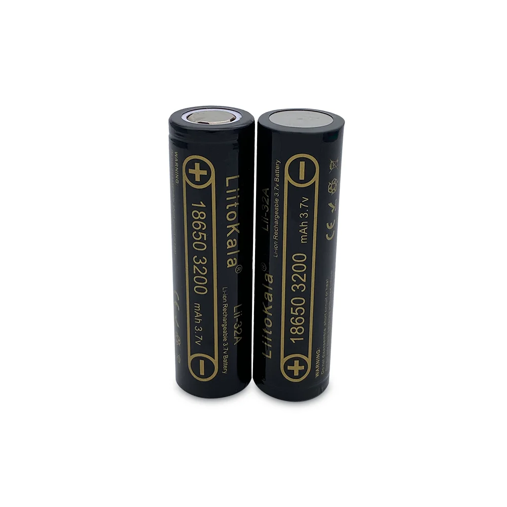 100% Original high quality Liitokala 18650 battery 3.7V 3200mAh 18650 rechargeable batteries  for flashlight