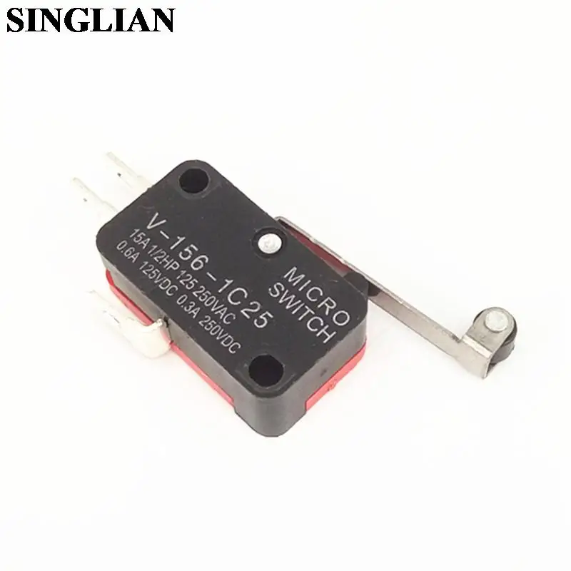V-156-1C25 With Long Wheel Microswitch Limit Switch Silver Point