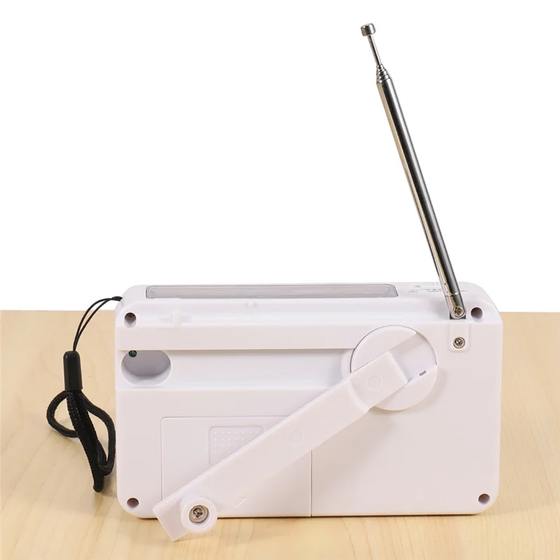 AS95-3X Radio di emergenza con energia solare e manovella autoalimentata, ricarica USB a batteria Radio FM/AM