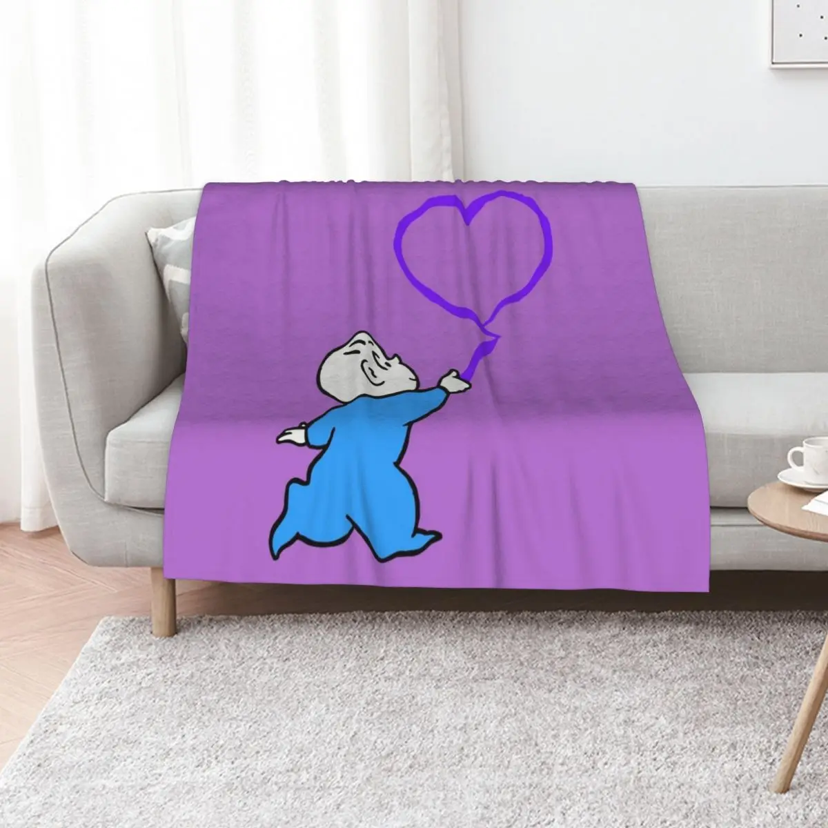 

Harold and the purple crayon Throw Blanket Sofa Quilt Custom cosplay anime Luxury Designer Blankets