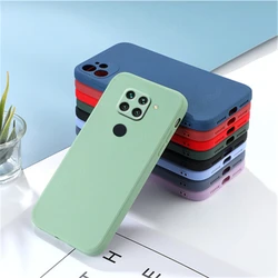 For Redmi Note 9 Case Cover Xiaomi Redmi Note 9 Capas Silicone Liquid Phone Bumper TPU Soft Case Redmi Note 9 4G Global Fundas