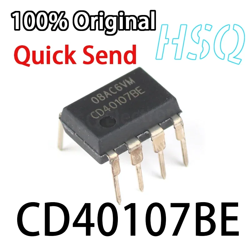 1PCS New Original CD40107BE 40107 DIP-8 Direct Insert Dual 2 Input and Non-Buffer/Drive