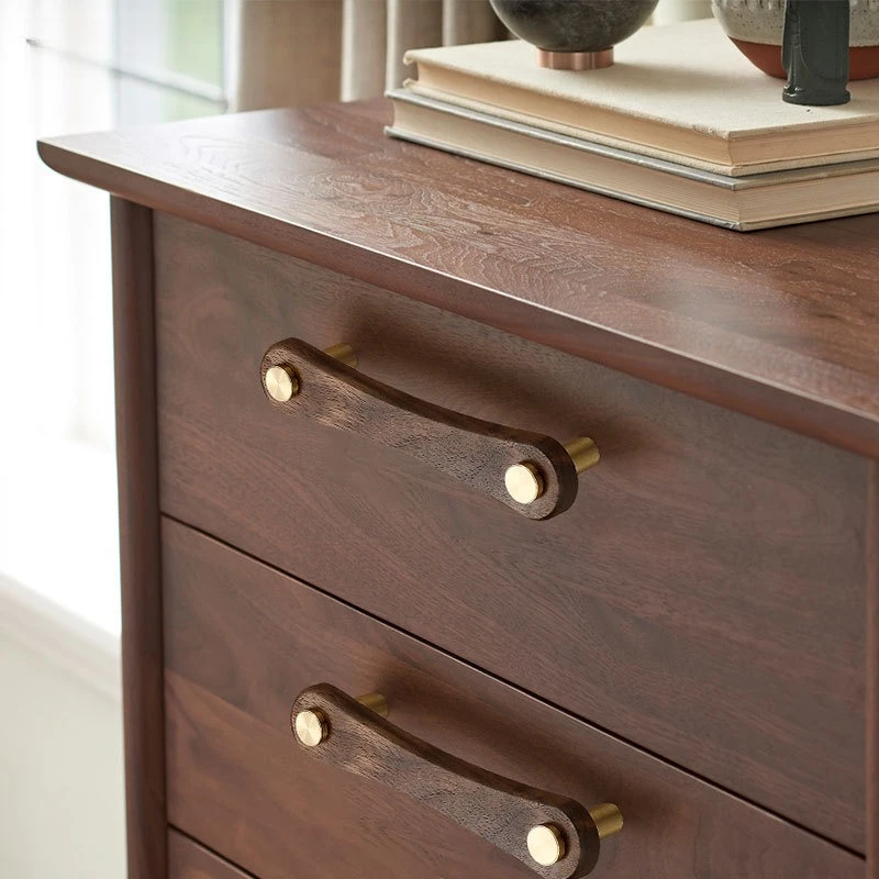 

Simple Furniture Handle Cabinet Wooden Cabinet Door Handle Wooden Wind Cabinet Wardrobe Drawer Shoe Wooden Door Handle