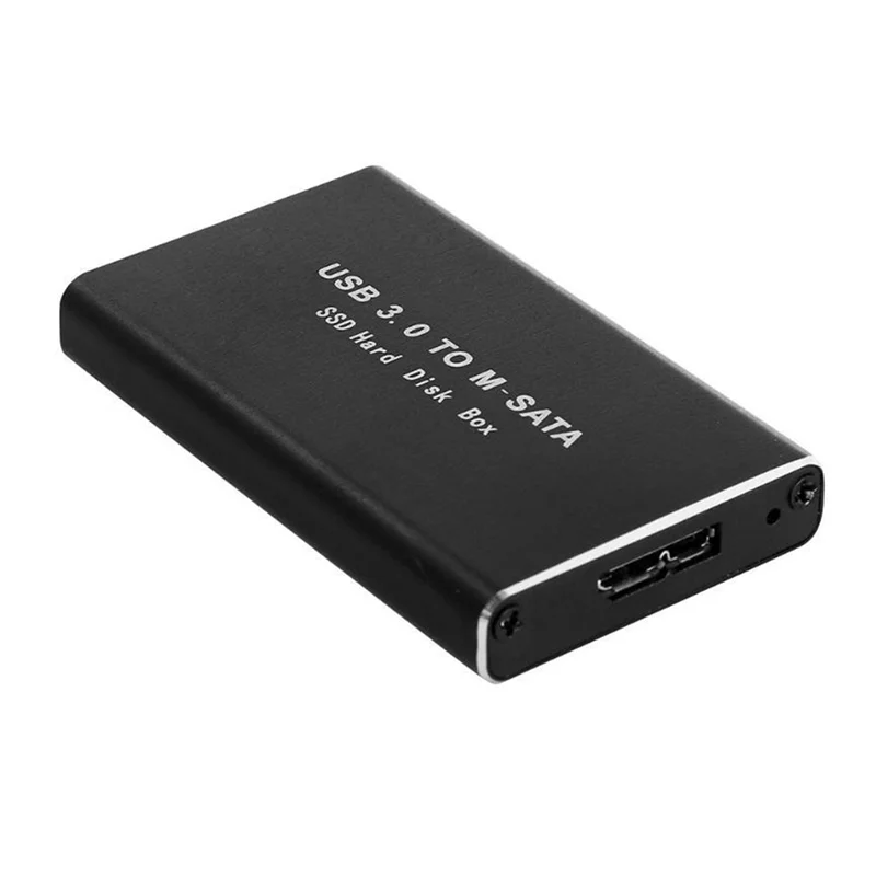 

MSOR MSATA to USB 3.0 SSD Enclosure External Hard Drive Disk Box Storage Case Adapter for 30X50mm 30X30mm MSATA SSD