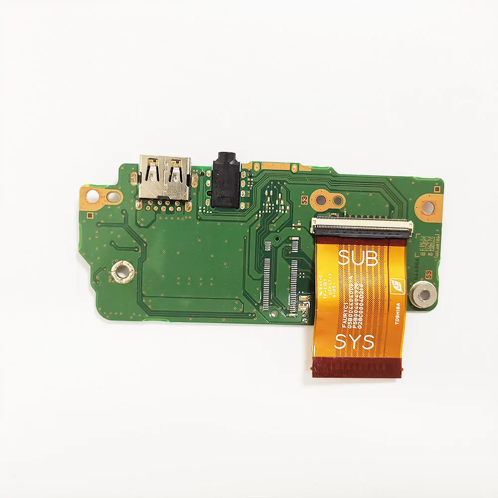 For Toshiba Portege X30-E X30-F X30-G Ultrabook Laptop USB Audio Headphone Jack Port Board Cable FURRCN1 A4486A G4486A G4407A