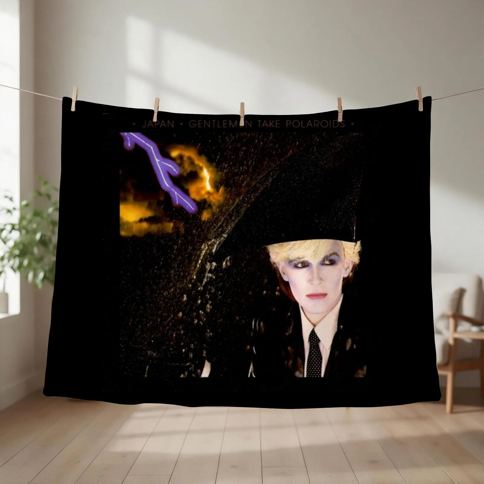 Japan Gentlemen Take Polaroids Throw Blanket couch cozy soft plush fuzzy picnic outdoor blanket