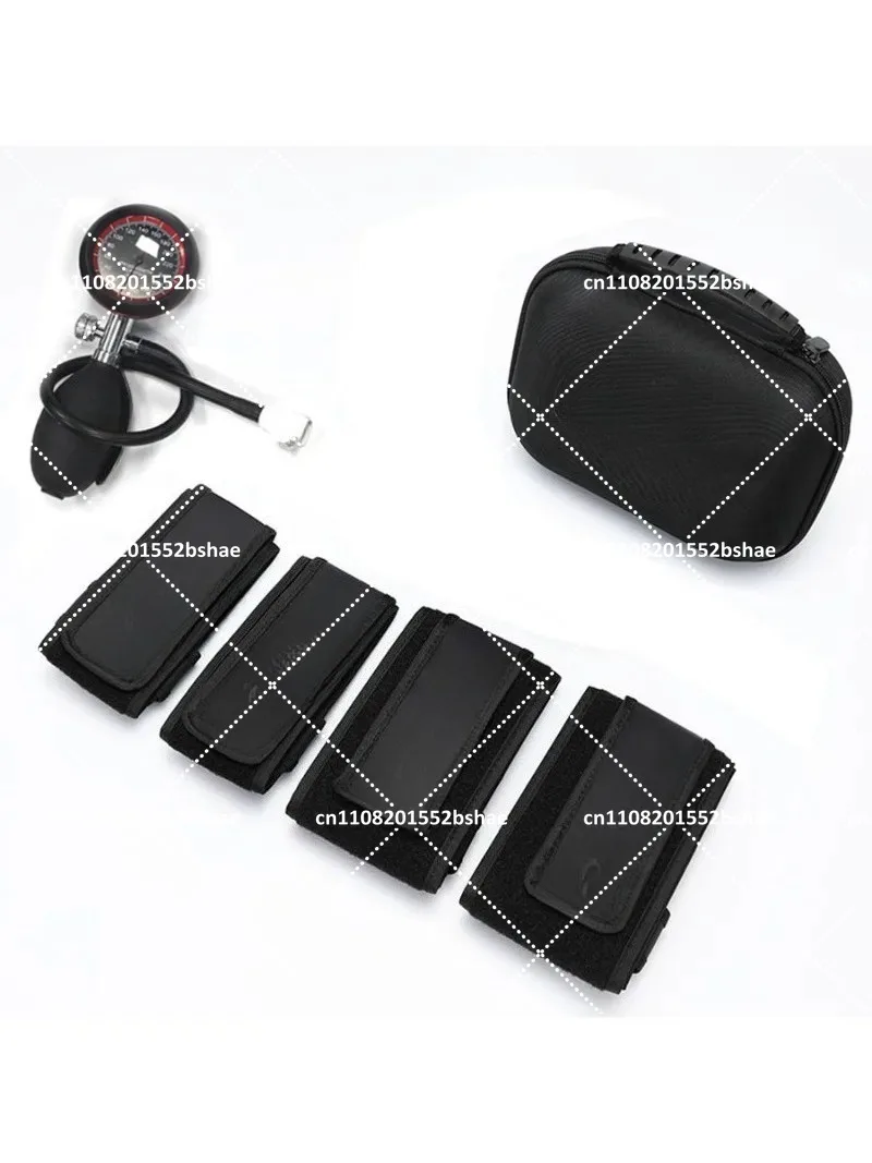 Compression Cuffs with Pump for Blood Flow Restriction Training & Muscle Recovery, Portable Exercise & Rehab Tool