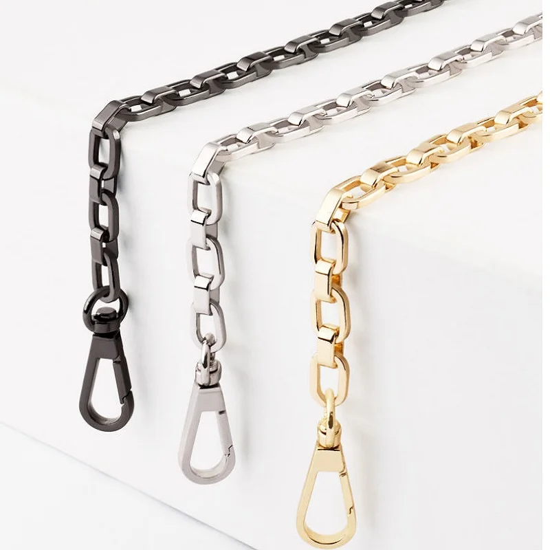 Gratis Verzending 9Mm Metalen Ketting Goud Zilver Gun Black 3 Kleuren Vervangen Bag Chains