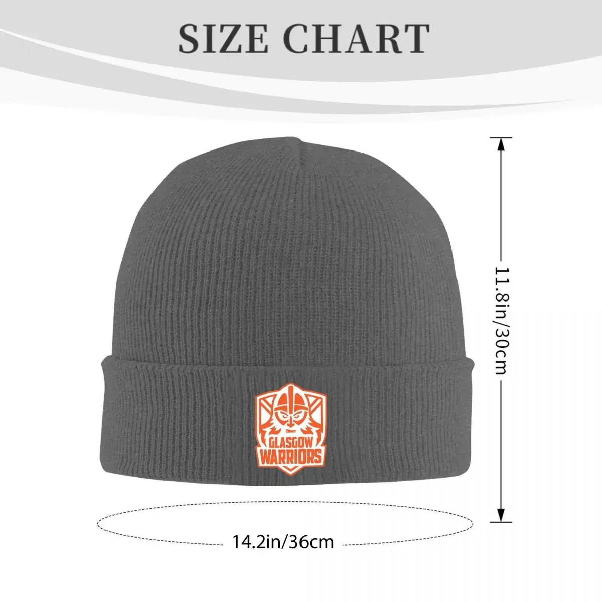 GLASGOW WARRIORS RUGBY-TEAM Warm Knitted Cap Hip Hop Bonnet Hat Autumn Winter Outdoor Beanies Hats for Men Women Adult #2