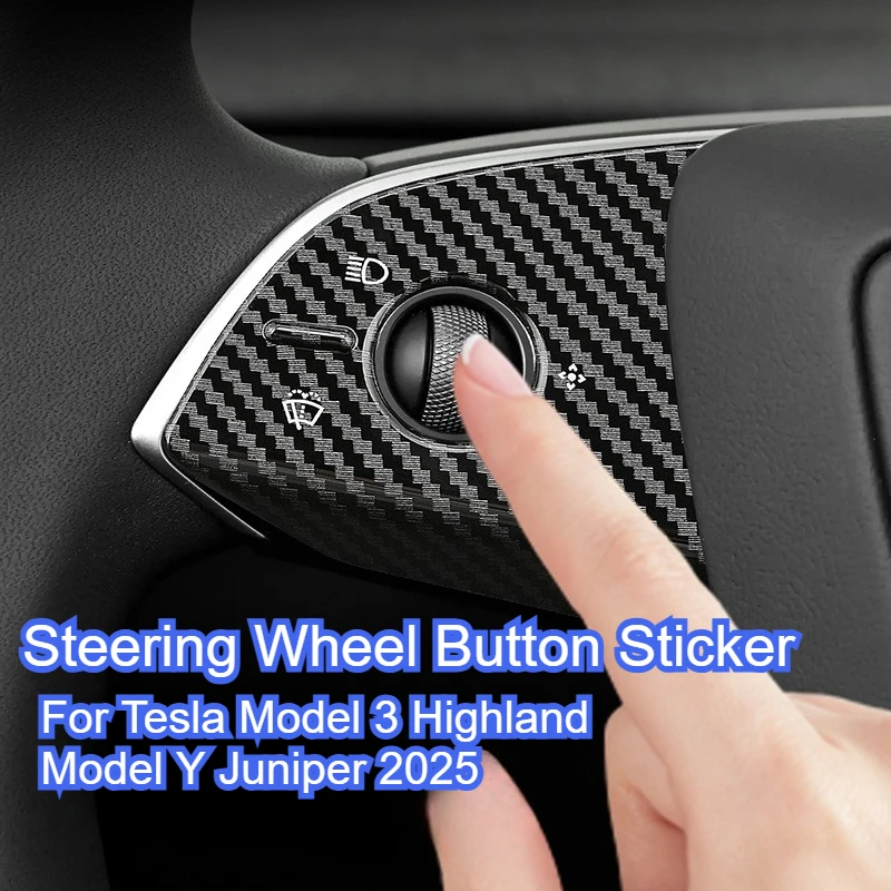 

Накладка на руль для Tesla Model Y 2025, защитный U-образный чехол на руль для Model 3 Highland, новая отделка Juniper для Model Y