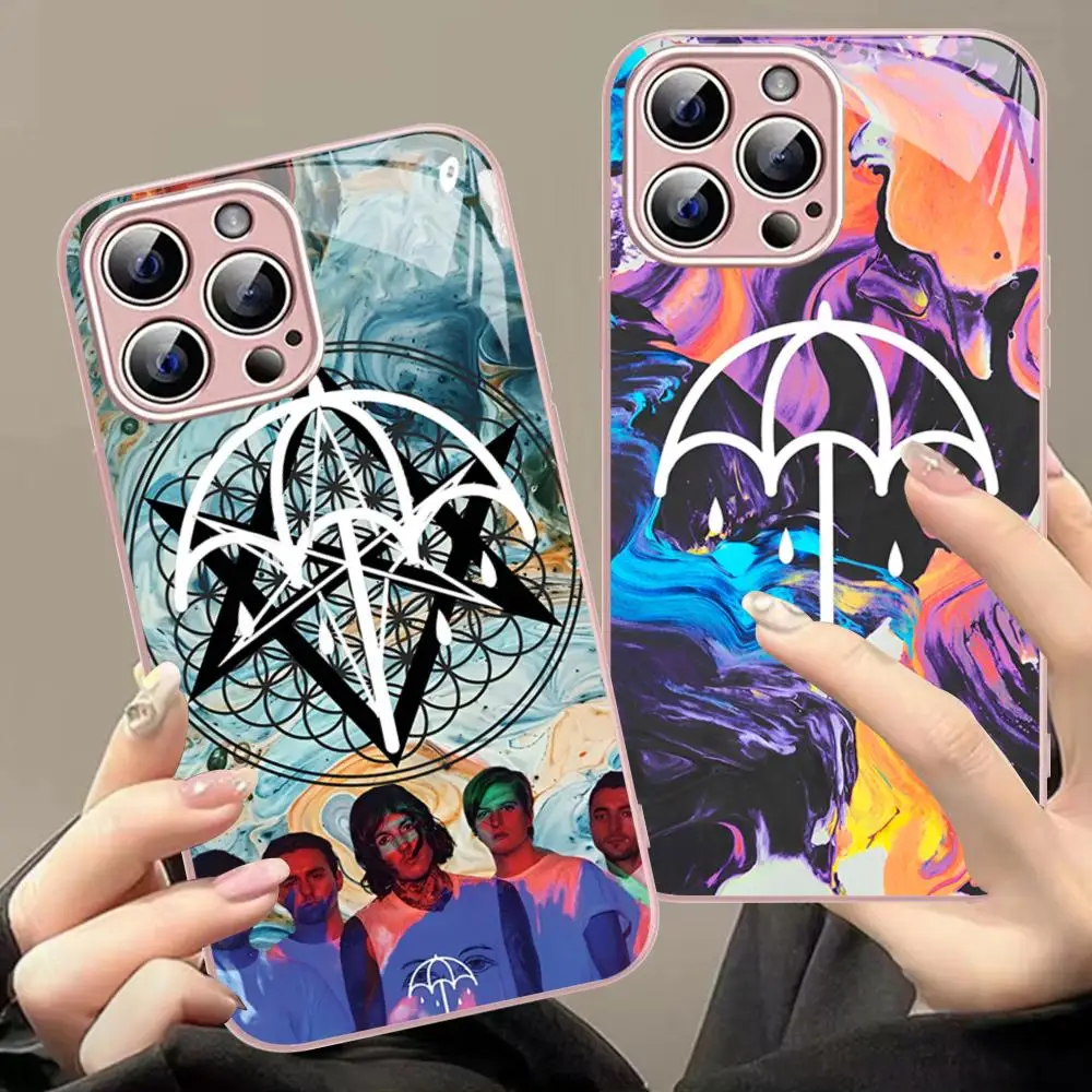 Bring Me The H-Horizons BMTH Phone Case For iPhone 14 13 12 Mini 11 Pro XS Max X XR 14 Plus Tempered Glass Cover