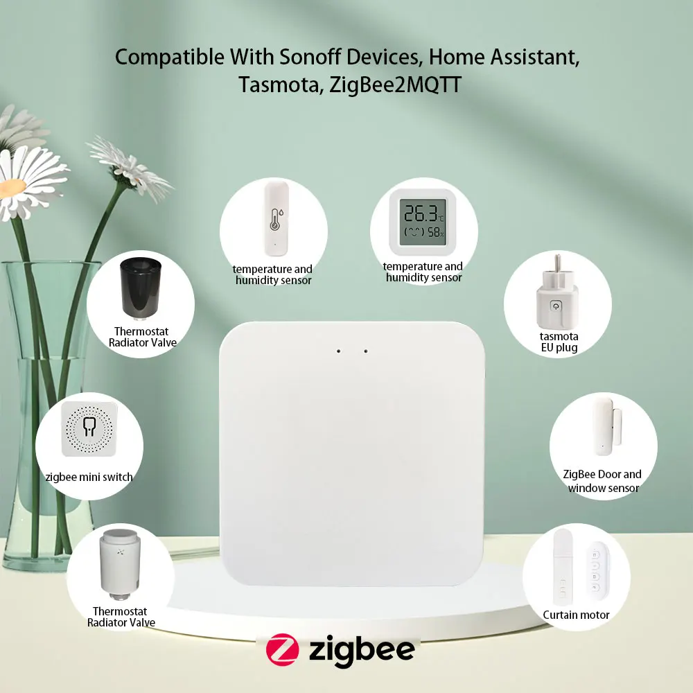 ZigBee 3.0 Smart Gateway Hub Smart Home Automation Bridge Ethernet Funziona con Tasmota Zigbee2MQTT Home Assistant 2025 Novità