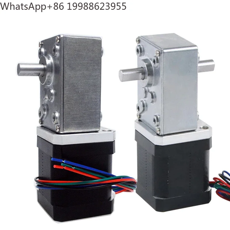 A58SW-42BY Worm Gear 42 Stepper Motor  17 Stepper Motor With Turbine Gearbox Step Angle 1.8 DC Reducer Motor