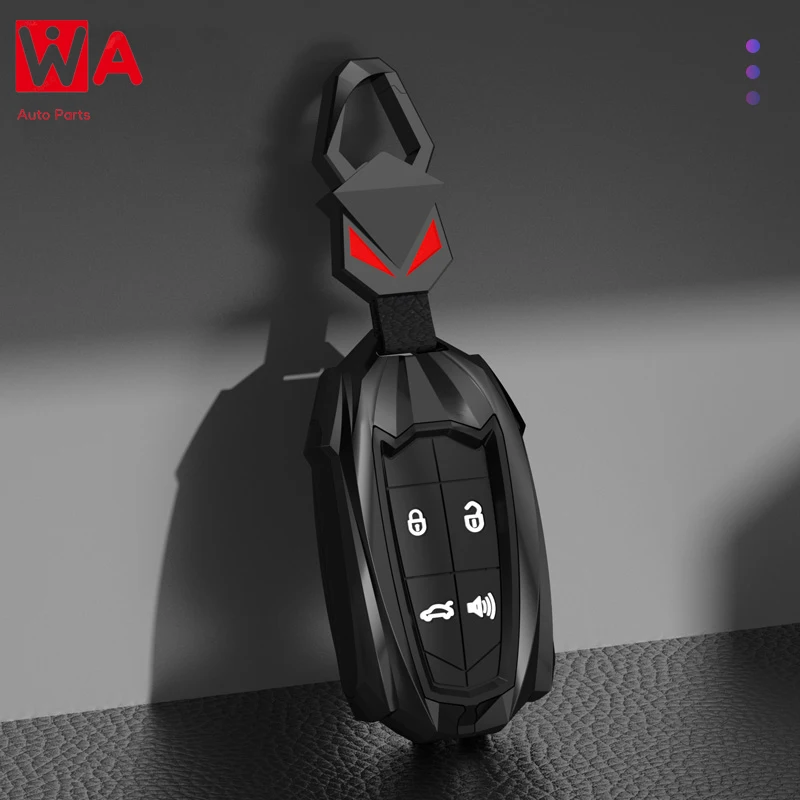 

New Zinc Alloy Car Key Case For Borgward BX5 BX7 2017 2018 Remote Control Fob Shell Cover Keychain Protector Accessories