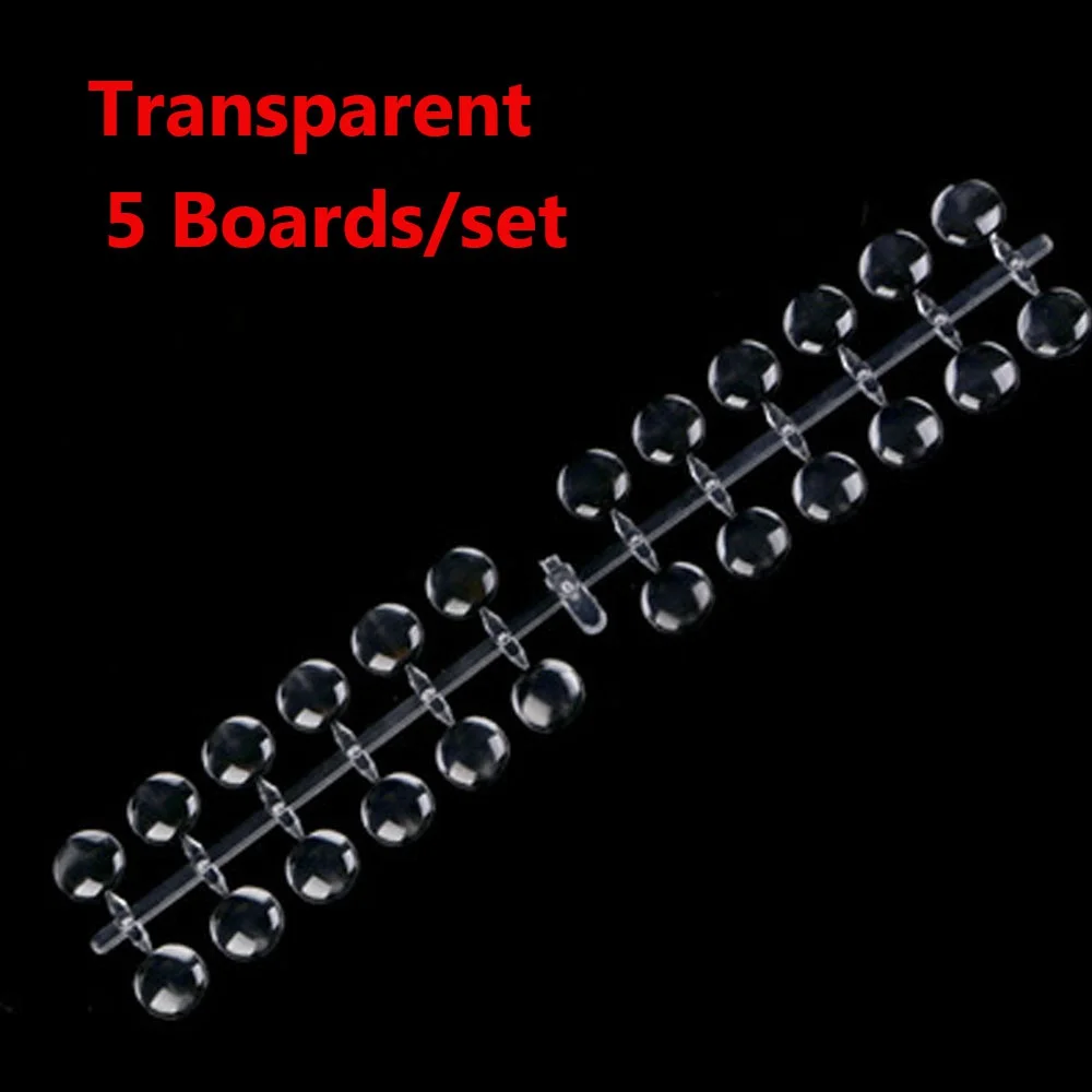 5 Bretter/Packung Nagellack Färbung Anzeigetafel DIY runde Nagel farbe zeigt Karte Nail Art Zubehör