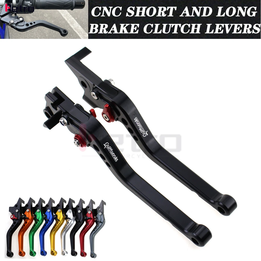 

For Moto Guzzi CALIFORNIA Custom/Touring/Classic ELDORADO Motorcycle Adjustable Handles Lever Long /Short Brake Clutch Levers