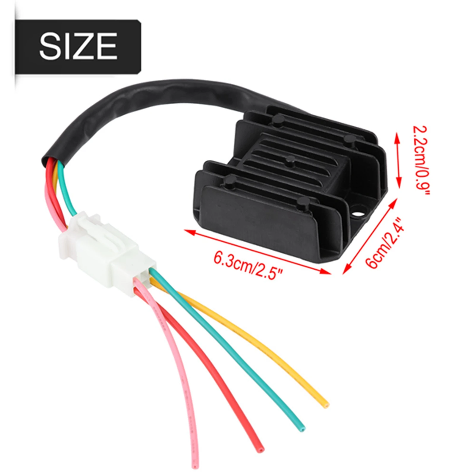 4 Wires Voltage Regulator Rectifier for Motorcycle Boat Motor ATV GY6 50 150cc Scooter