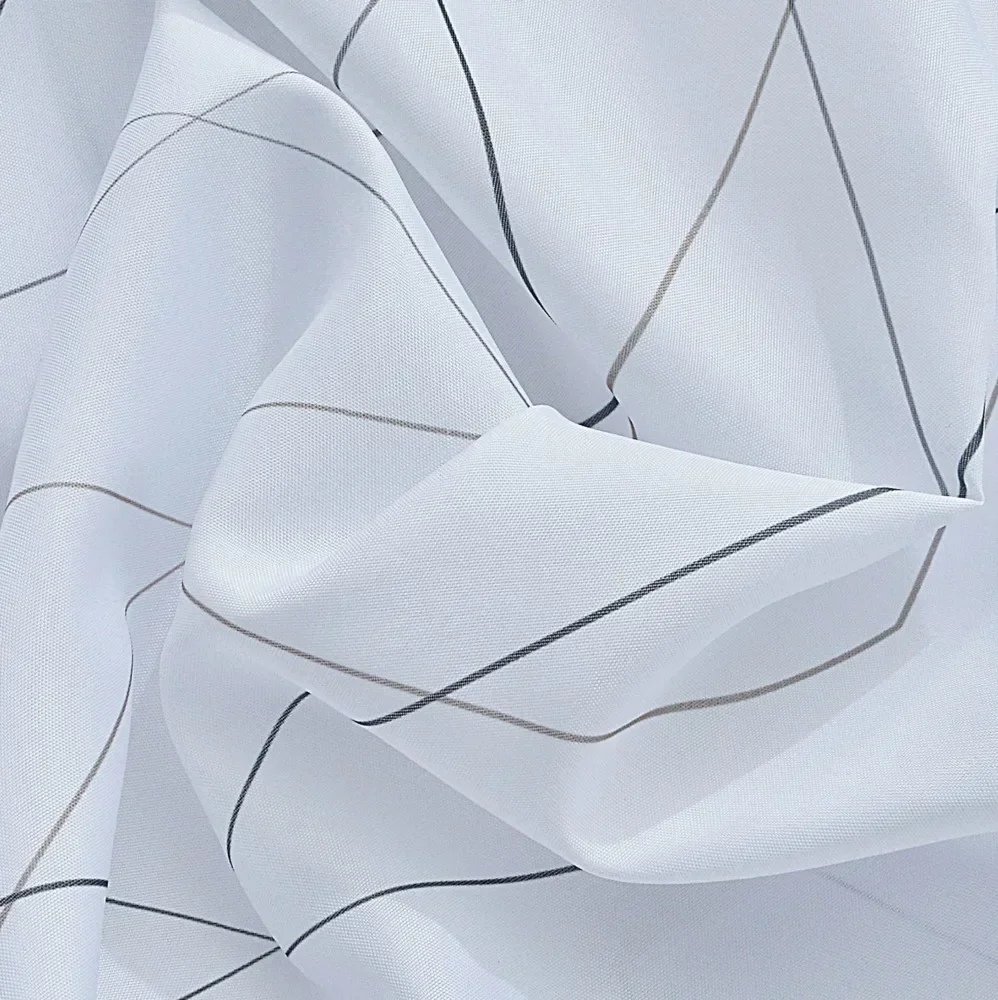 Rideau de douche imperméable simple, rideau de salle de bain en polyester épaissi