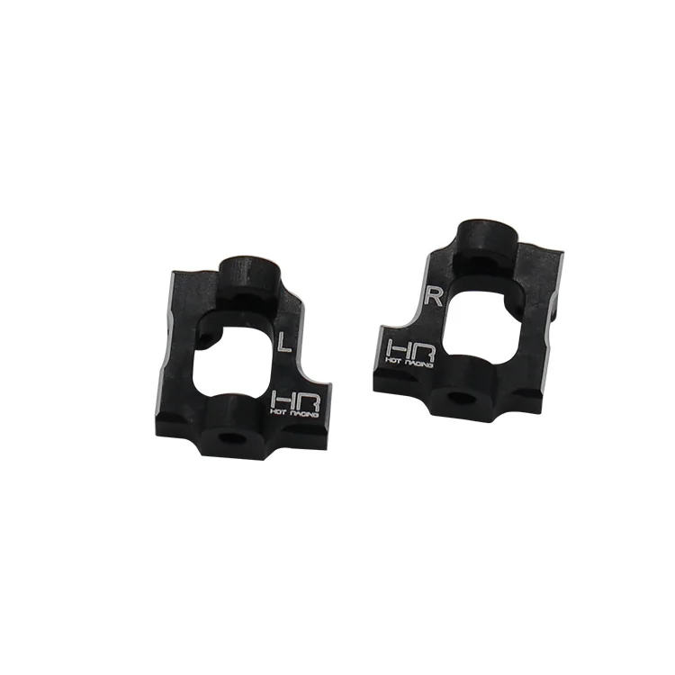 Hot Racing MTT1901 Black Alum 0° Caster Blocks L/R Pair 1/18 Losi Mini-T 2.0 / Mini-B 2.0 Replace LOS214005