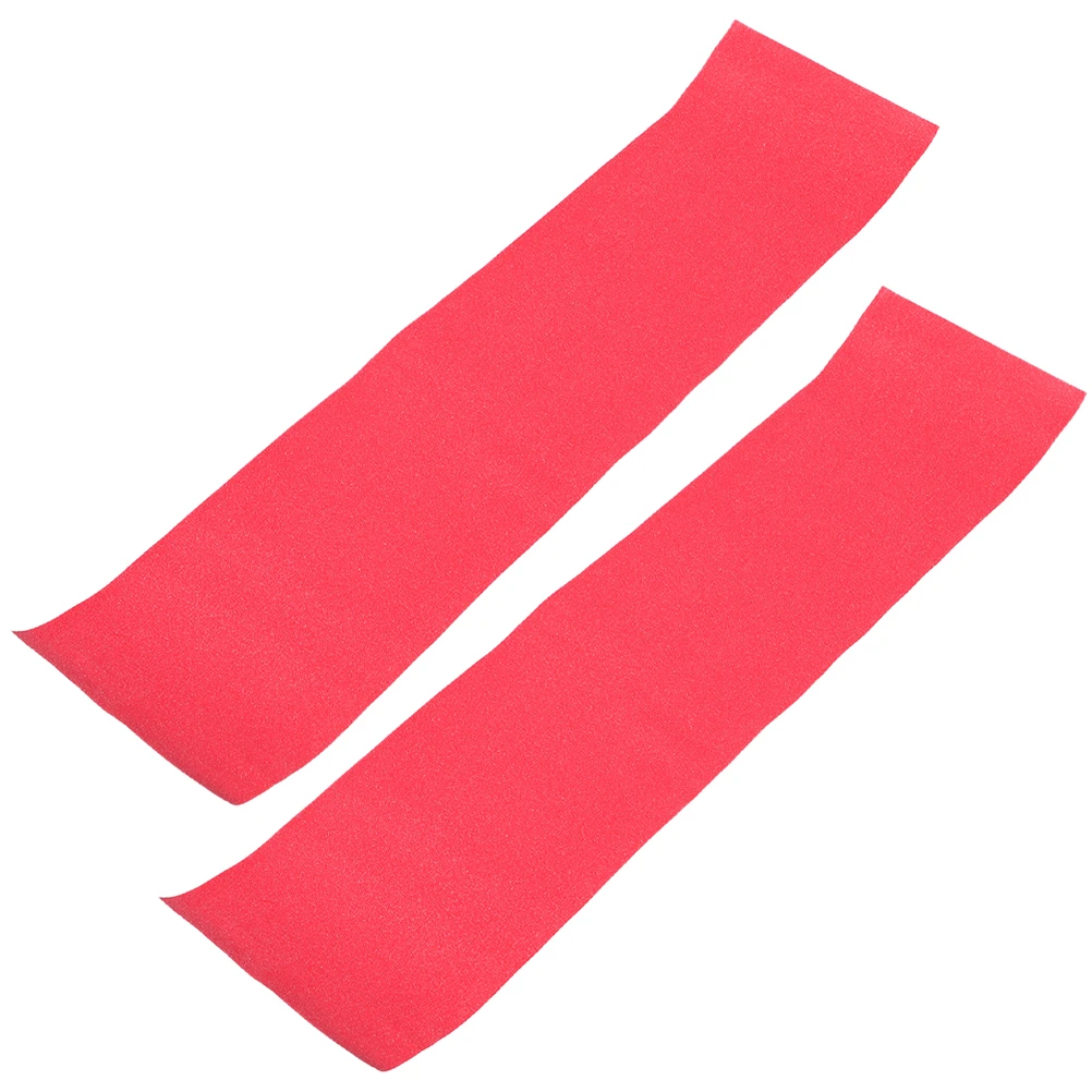 2 Sheets Professional Skateboard Grip Tape Strong Adhesion Long-Lasting Wear-Resistant Sheet for Smooth Riding and Unique Style