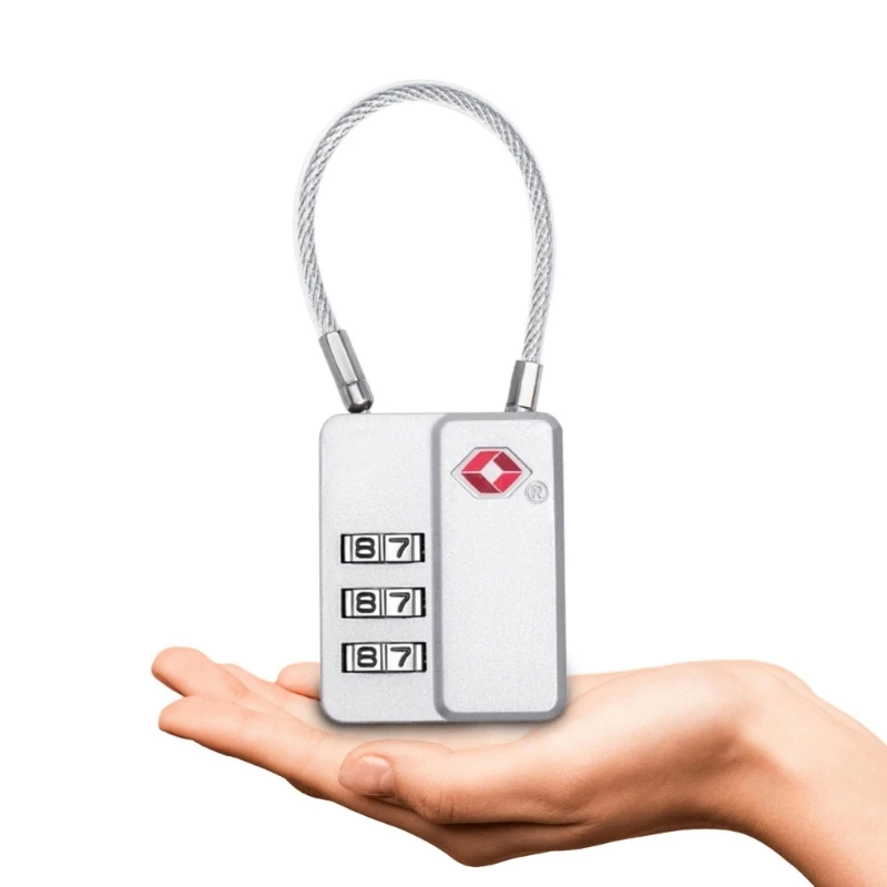 Combination Code Lock 3 Digit Suitcase Lock Password Lock Padlock Travel Lock