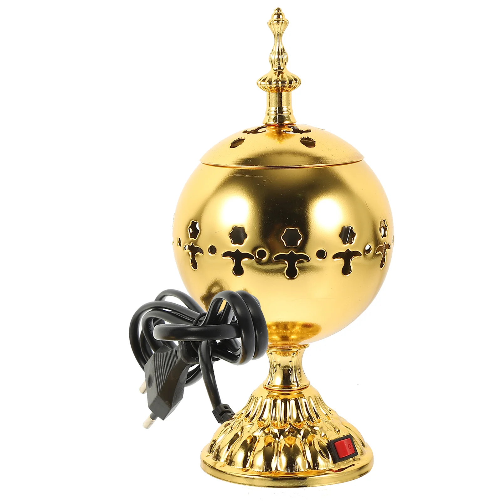 

Plug-in Incense Burner Decorative Electric Censer Holder Decoration Household Iron Centerpiece Stove Decorations