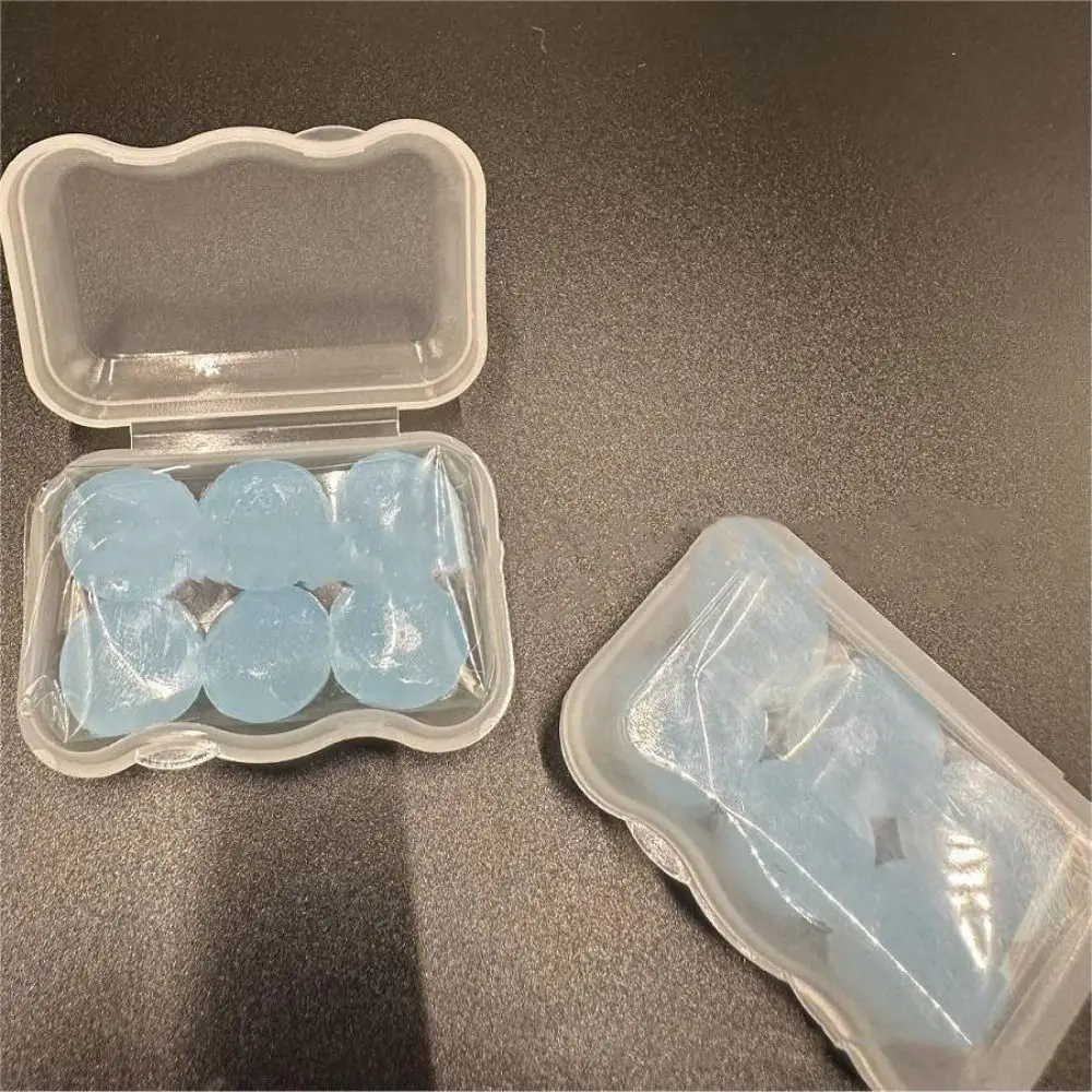 

6PCS Soft Silicone Ear Plugs Waterproof Sleeping Sound Insulation Earmuffs Anti-noise Swimming Noise Reduction Earplugs Unisex