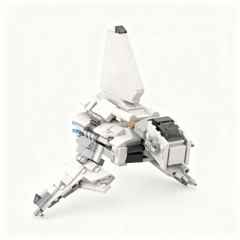 

347PCS MOC Space Battle Rho Class Shuttle Model Premium Display Assembly BricksDIY Creative Home Decor Gift Collectible Blocks