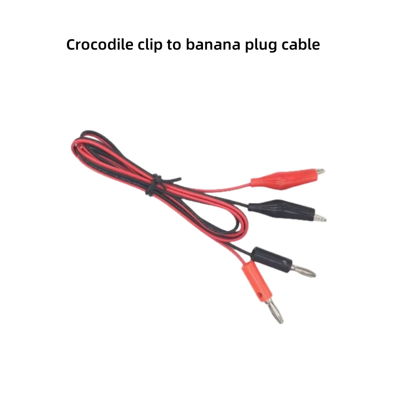 

Banana Plug to Alligator Clip Wire Power Test Lead Red and Black 2 Plug To 2 Clip Wire Length Can Be Customized
