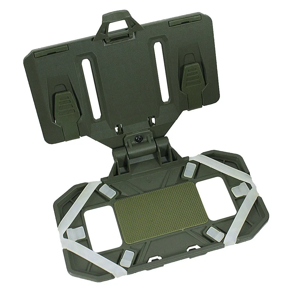 New Generation Molle Mobile Phone Carrier, Quick Access Folding Holder, Tactical Vest Chest Bracket, Airsoft Guard Carrier