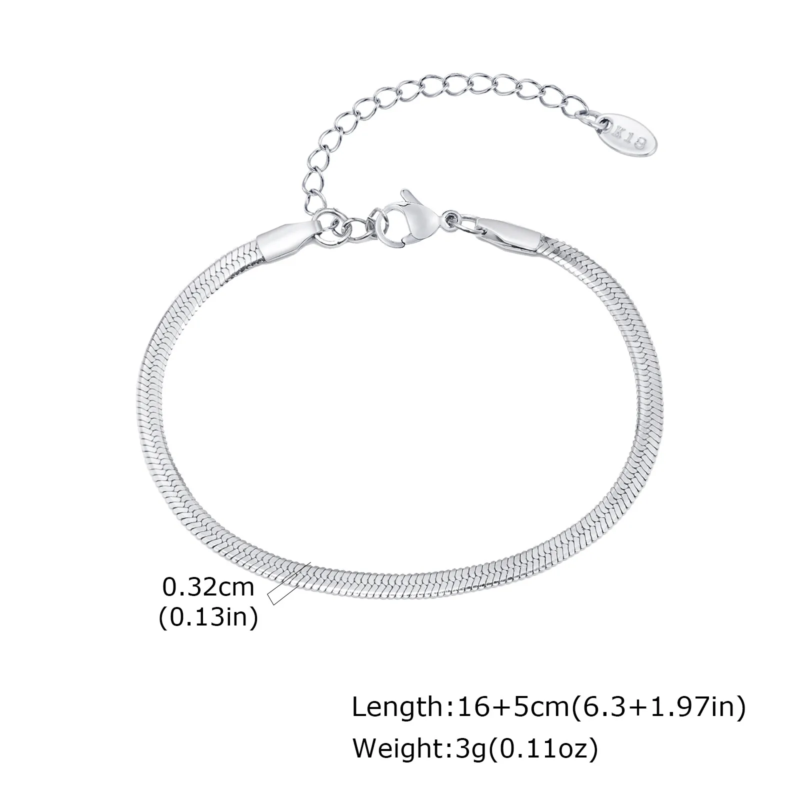 3-teiliges dünnes Kettenarmband für Herren, nie verblassendes verstellbares Armband aus Edelstahl, minimalistisches Hip-Hop-Schmuckgeschenk