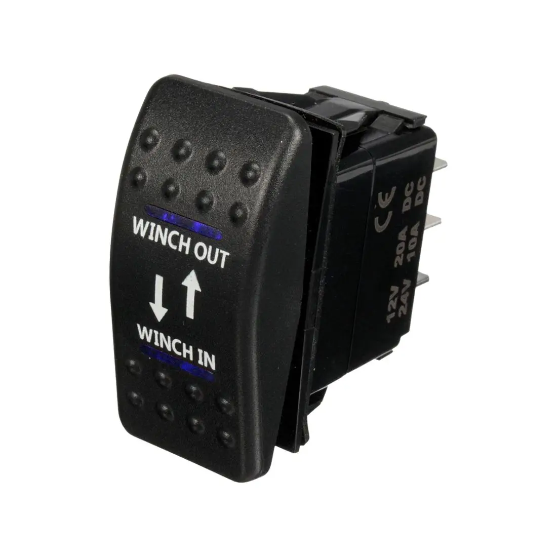 

12V 20A In Out ON-OFF-ON Rocker Switch 7 Pin светодиодный