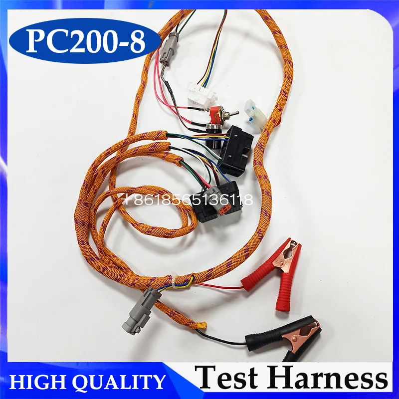 Excavator Parts Wiring Harness Engine Start Test Line PC60-8/130-8/160-8/200-8/360-8/400-8/450-8/600-8/750-8