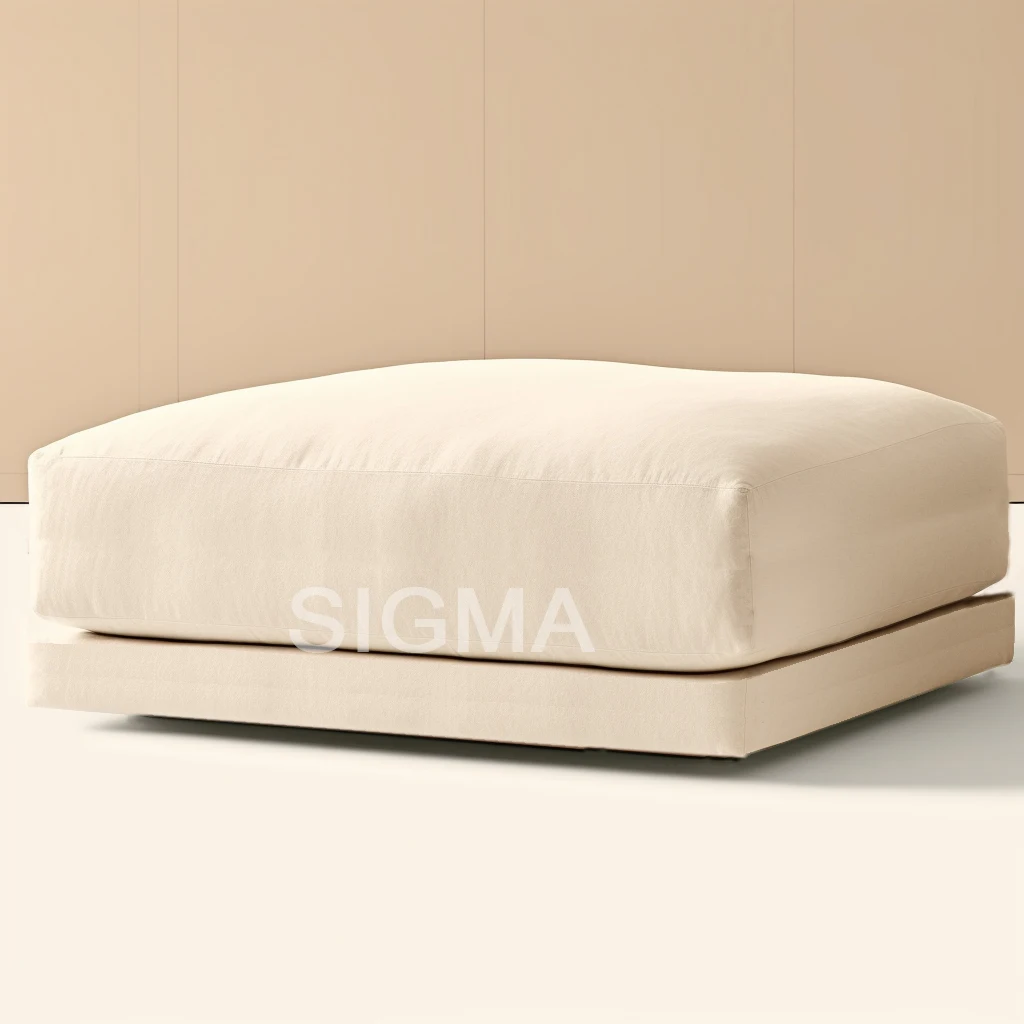 Modern Luxury Sigma Convertible Extendable Fabric Sponge Bed Sofa Set Square Living Room Apartment Mall Corner Sectional Massage