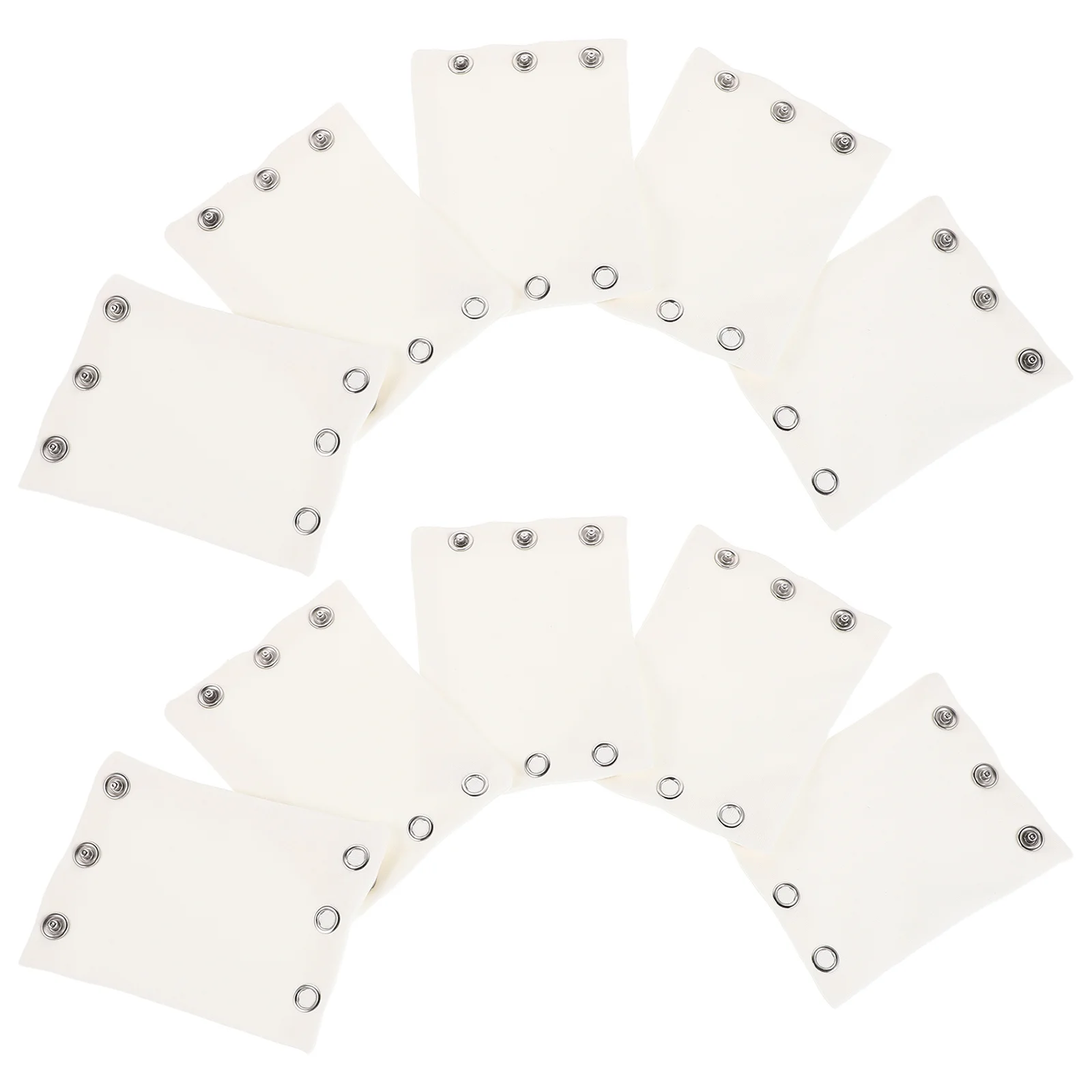 10 قطعة ملابس الطفل تمديدات القطن المفاجئة اكسسوارات الأبيض طبقة مزدوجة لينة النسيج موسع منصات ل طفل حللا الرضع #1