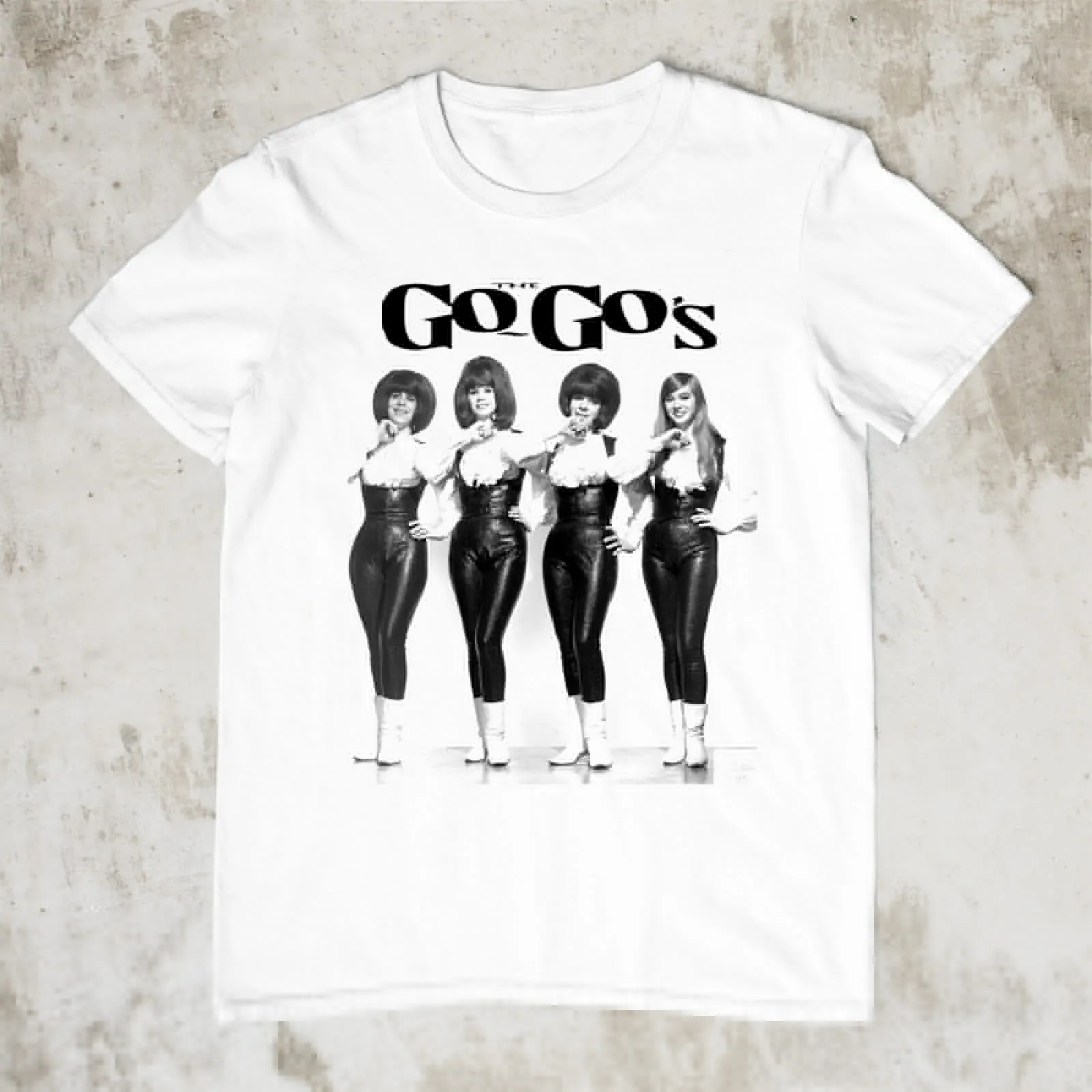 New The Go Go'S Classic White All Size T Shirt Ac1312