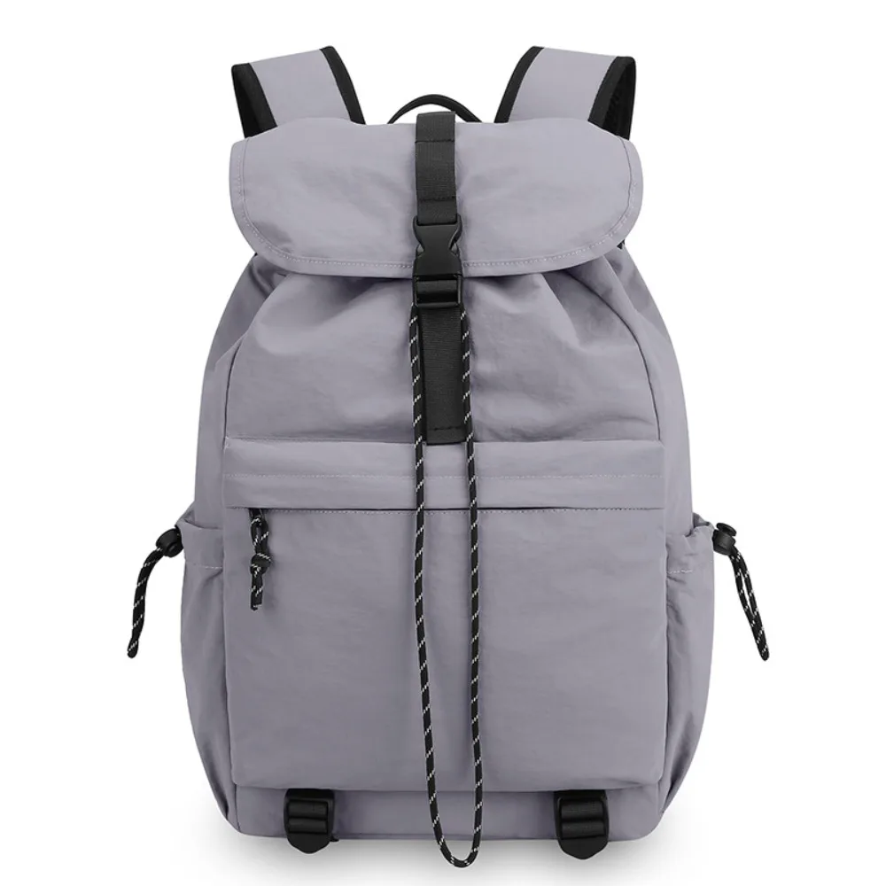 

Nylon Large Capacity Backpack Daypack Durable Students School Bag Fixed Webbing Scratch Prevention Shoulders Bag Women