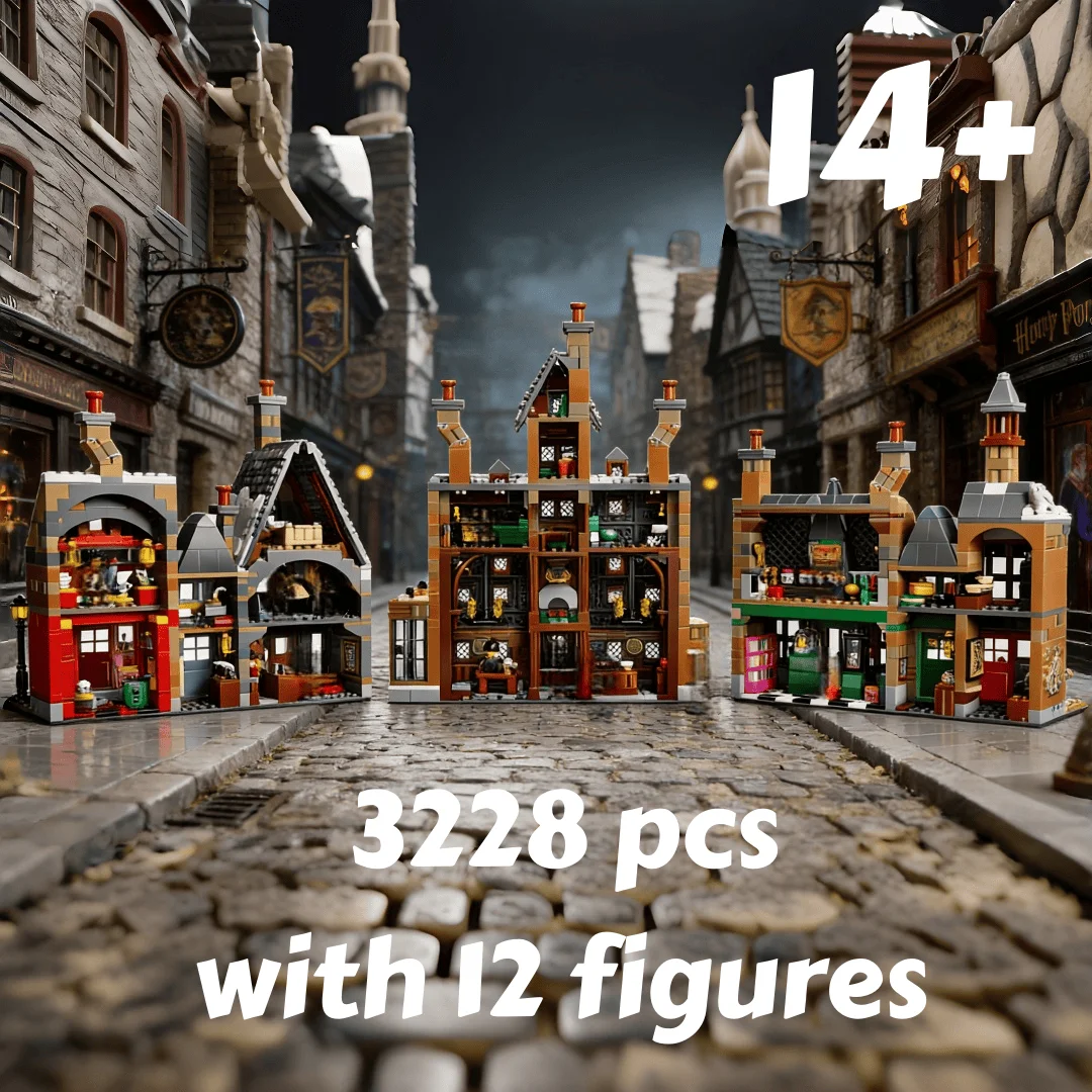 

Конструктор-головоломка 76457 «Деревня Хогсмид», коллекционное издание, 3228 деталей, для мальчиков и девочек, детская игрушка-модель