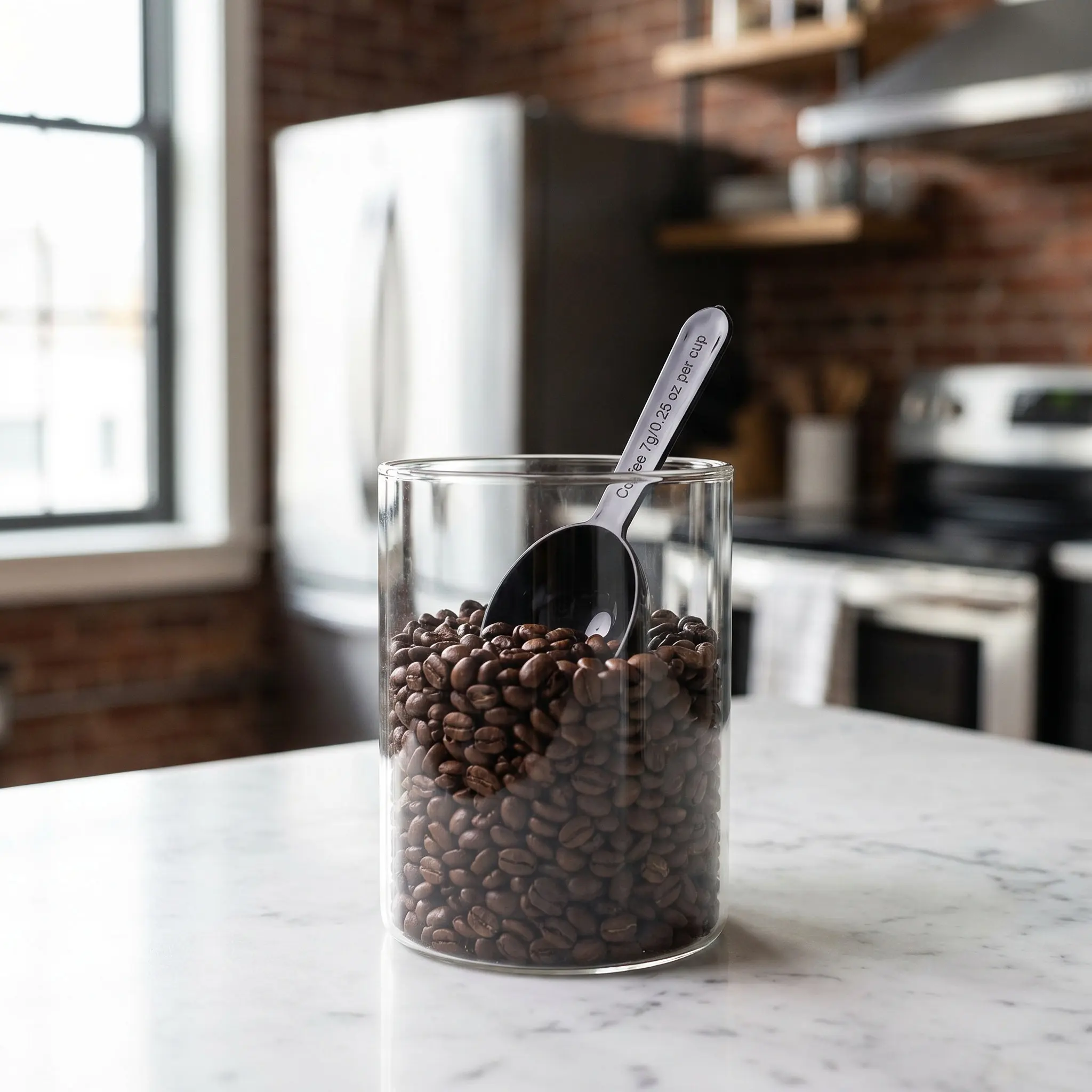 100pcs 15ml Small Coffee Scoops Black Short Handle Spoons for Canister Jar Tea Sugar Cereal Milk Spice Measuring Kitchen Scoops