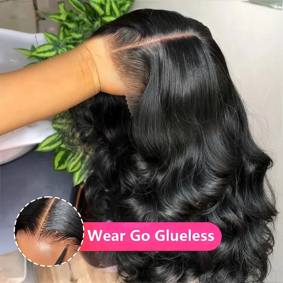 Body Wave Glueless Wig Human Hair 6x4 5x5 9x6 7x5 Lace Closure Wig Human Hair 13x4 13x6 360 Lace Frontal Wig 100% Human Hair