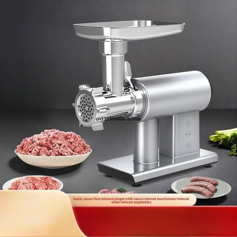 For Stainless Steel Multifunctional Electric Meat Grinder Sausage Stuffer With Vegetable Cutter Home Commercial Processing Tool