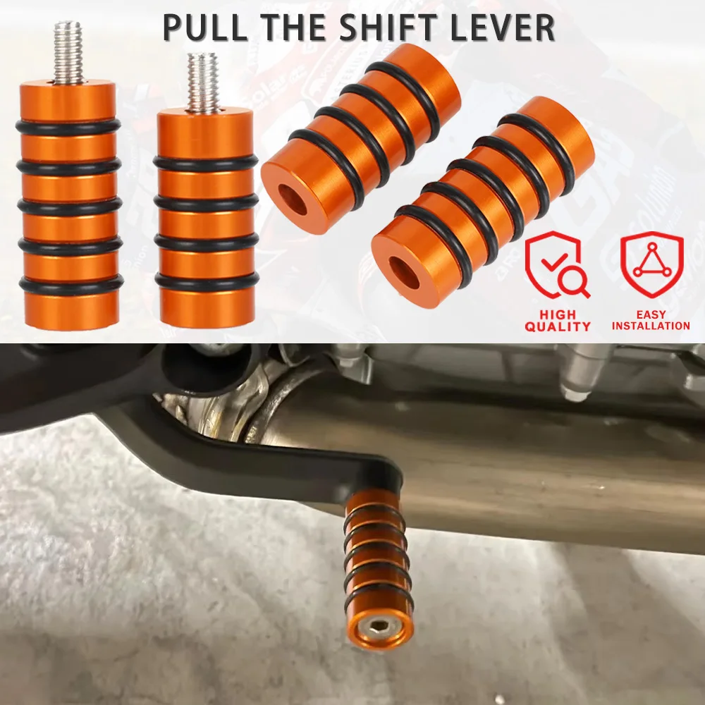 

Motorcycle Parts 690 DUKE Rear Brake Pedal Shift Lever Toe Peg Step Plate For 890 790 690DUKE R 1290 SUPER DUKE GT/R 1190 RC8R