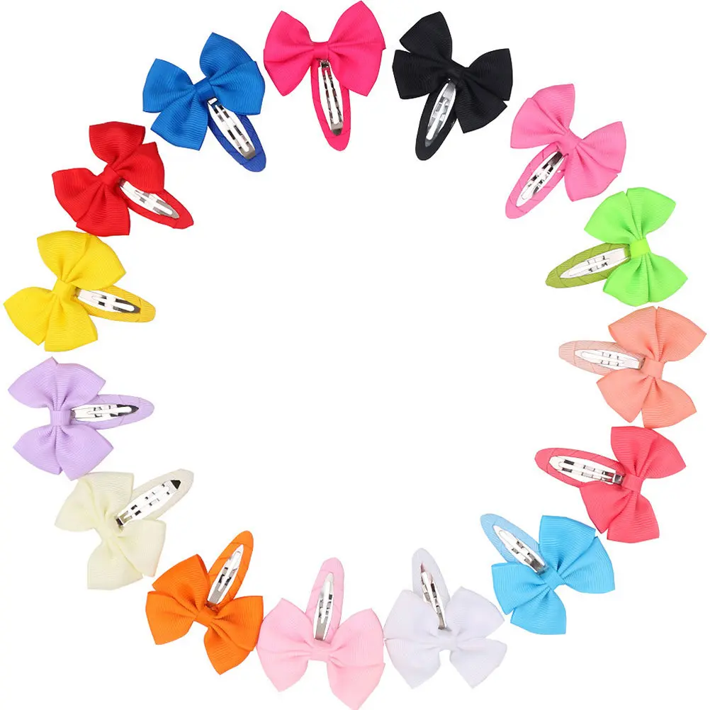 

12Pcs Kids Hair Clips Bowknot Hairpins Colorful Baby Girls Barrettes Accessories for Bangs Ponytail Gift Kids Hair Clips
