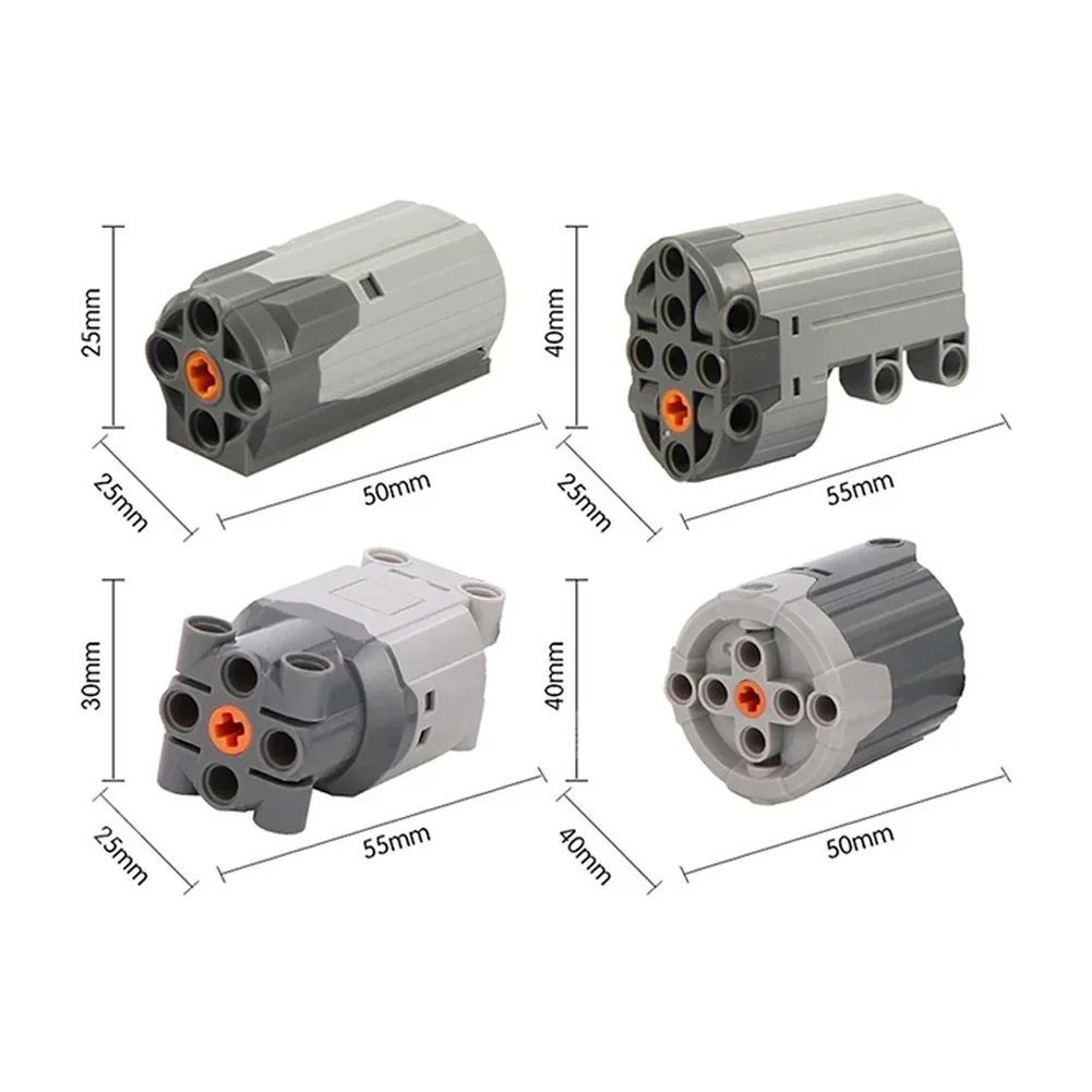 8 Uds. De programación de aplicaciones, Control remoto de 8 vías, funciones de potencia, bloque de construcción M/L/XL/Sevro, grupo de energía de Motor para todas las marcas, Juguetes DIY