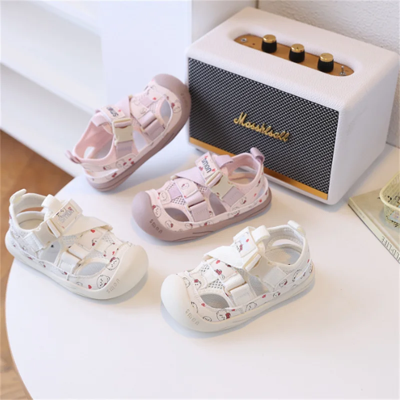 New Summer Children Sandals For Girls Breathable Kids Shoes Cute Soft Sole Fashion Toddler Girls Sandals 22-30