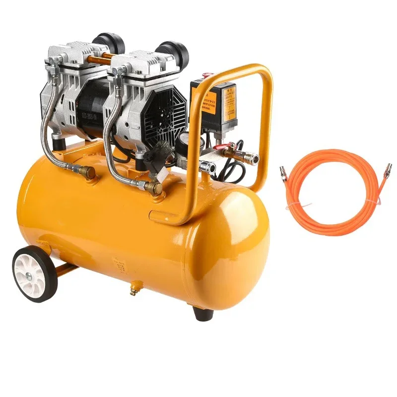 

30ML Silent Air Compressor with Pure Copper Motor 1600W Oil-free Air Pump for Pneumatic Mold Pressing Machine Silent Compressor
